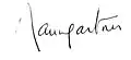Signature de Wilfrid Baumgartner