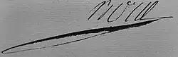 signature d'Yves Nicolas Borie