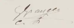 signature de Leopold Granger