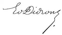 signature d'Édouard Didron