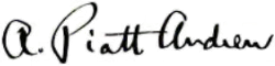 signature d'Abram Piat Andrew