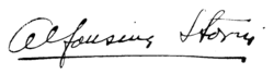 signature d'Alfonsina Storni