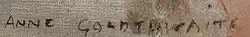 signature d'Anne Goldthwaite