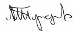 signature d'Anatoli Torkounov
