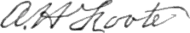 signature d'Andrew Hull Foote