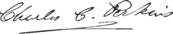 signature de Charles Callahan Perkins