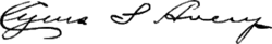 signature de Cyrus Avery
