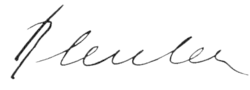 signature d'Eugen Bleuler