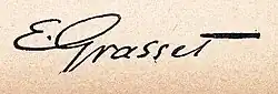 signature d'Eugène Grasset