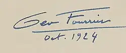 signature de Géo-Fourrier
