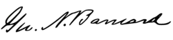 signature de George N. Barnard