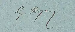 signature de Georges Louis Hyon