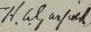 signature de Harry Augustus Garfield