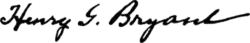 signature de Henry Grier Bryant