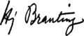Signature de Hjalmar Branting