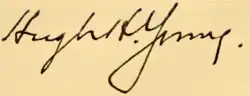 signature de Hugh H. Young