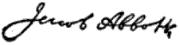 signature de Jacob Abbott