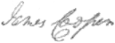 signature de James Cooper