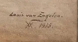 signature de Louis van Engelen