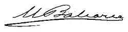 signature de Mariano Severo Balcarce