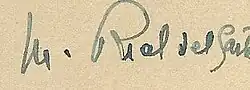 signature de Maxime Real del Sarte