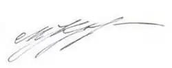 signature de Mykhaïlo Koval