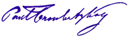 signature de Paul Troubetzkoy