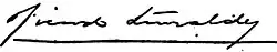 signature de Ricardo Güiraldes