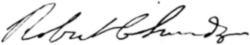 signature de Robert Charles Sands