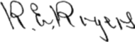 signature de Robert Empie Rogers