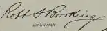 signature de Robert S. Brookings