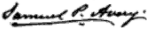 signature de Samuel P. Avery