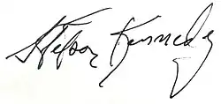 signature de Stetson Kennedy