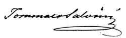 signature de Tommaso Salvini