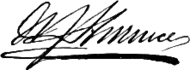 signature de William J. Florence