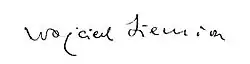 signature de Wojciech Siemion