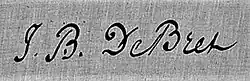signature de Jean-Baptiste Debret