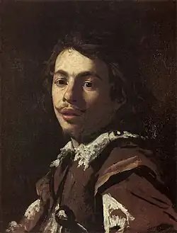 Simon Vouet (1590-1649). Autoportrait, vers 1620. Huile sur toile, 64&nbsp;×&nbsp;48&nbsp;cm. Musée Réattu, Arles.