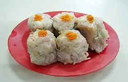 Siomay de crevettes à Glodok (Jakarta).