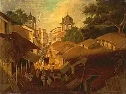 Une rue de Patna (1825).