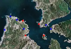 Photo Satellite de la Baie de Corral