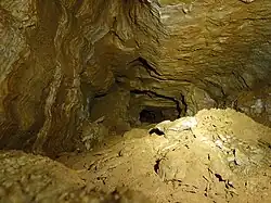 Le site spéléologique.