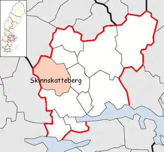 Localisation de Skinnskatteberg