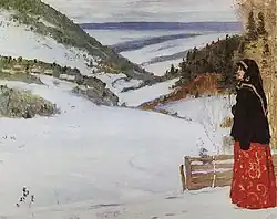 Mikhaïl Nesterov, Paysage d'hiver (1904)