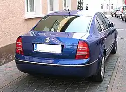 Škoda Superb I phase 1