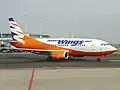Boeing 737-500 à l’aéroport de Prague-Ruzyně en 2006