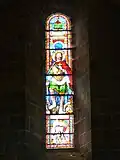 Vitrail de saint Maurice.