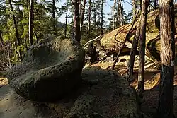 La pierre de Smrkovec, le 29 mars 2011.