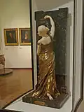 La Reconnaissance, sculpture de Barrias transformée à l'occasion du centenaire
