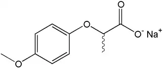 Image illustrative de l’article 2-(4-Méthoxyphénoxy)propanoate de sodium